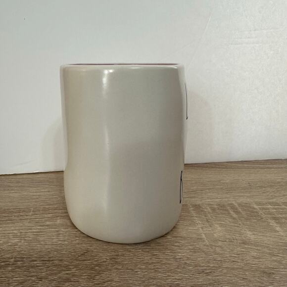 Rae Dunn Artisan LIFE IN FULL BLOOM Spring Big Coffee Tea Mug Purple Inside - Picture 5 of 9